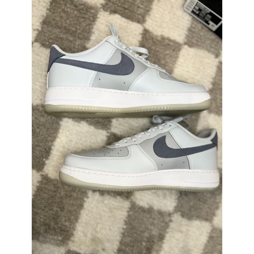 Size 10 Mens Nike Air Force 1 '07 LV8 Pure Platinum Light Carbon New With Box - Picture 4 of 6